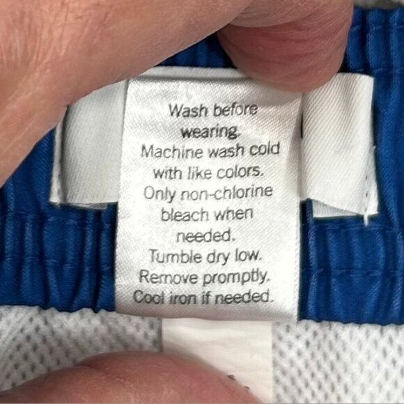 Sonoma Men's Neon Flamingo Blue Board Shorts Swim Trunks Size L - Picture 4 of 9